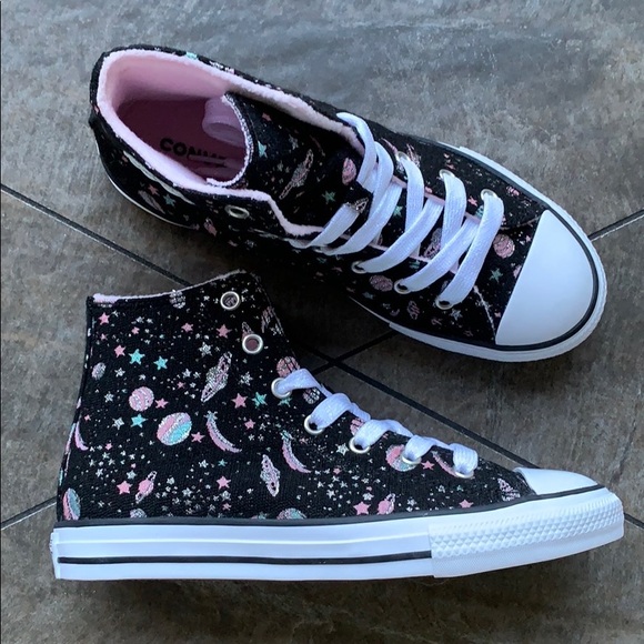 CONVERSE CTAS HI black/white/pure silver WMNS - Picture 3 of 16